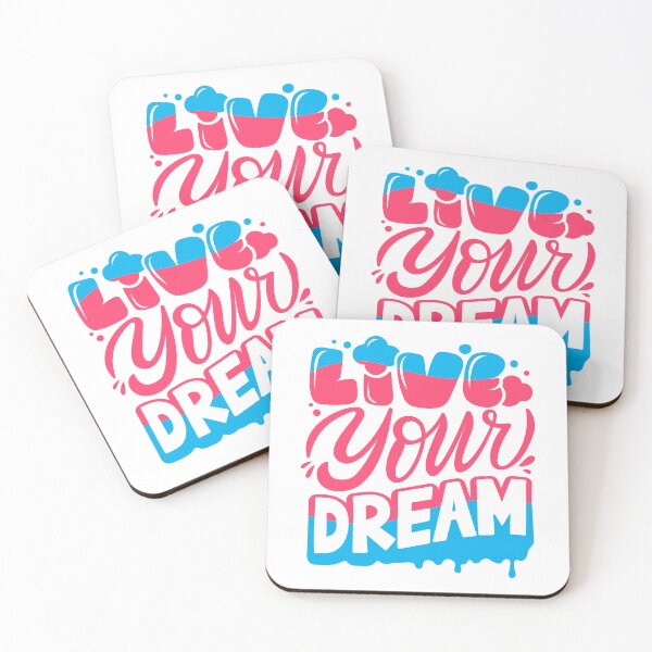 Item preview, Live Your Dream Motivational Inspiration Positive Mindset designed and sold by RetroMini2026.