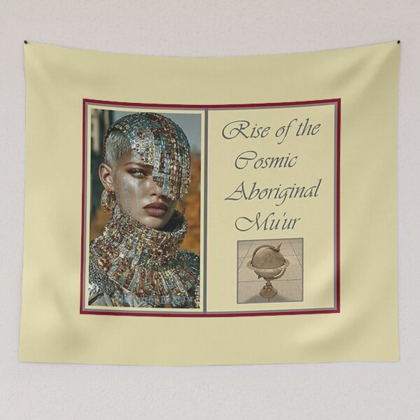 Item preview, Mu’ur (UM) Empire™ al-Benhadiel©™, Rise of the Cosmic Aboriginal Mu'ur, navajo white background designed and sold by HardyKnitDesign.