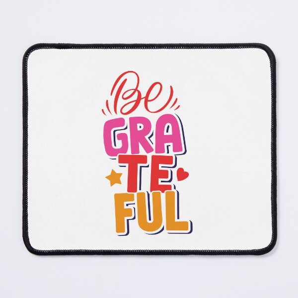 Item preview, Be Grateful Positive Gratitude Affirmation Inspirational Message designed and sold by RetroMini2026.