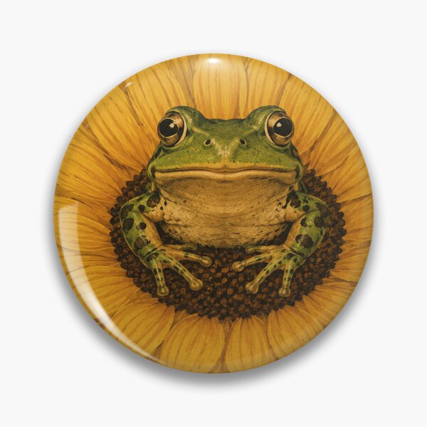 Item preview, Vintage Frog Sunflower Retro Boho Art Poster designed and sold by riki2365.