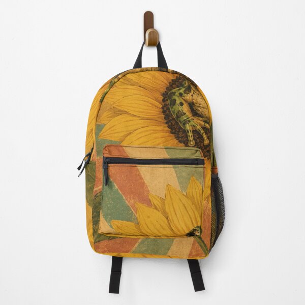 Item preview, Vintage Frog Sunflower Retro Boho Art Poster designed and sold by riki2365.