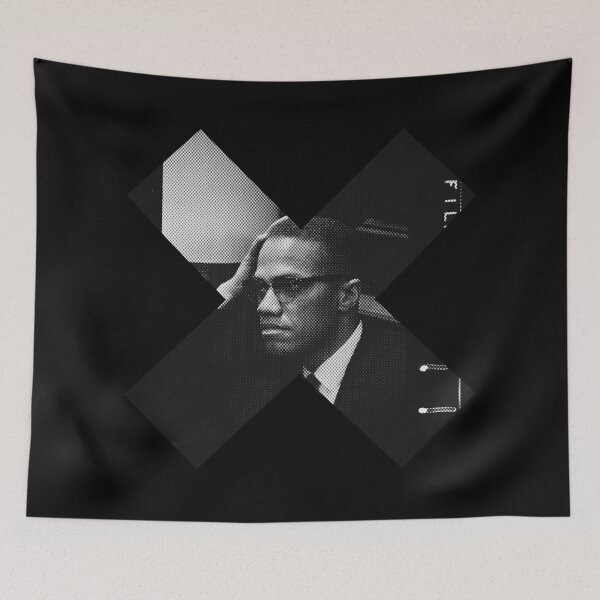 Item preview, Malcolm X designed and sold by Lone Frog.