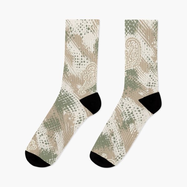 Item preview, Neutral Seamless Pattern – Sage Green Beige Vintage Abstract Texture designed and sold by FlatInkStudio.