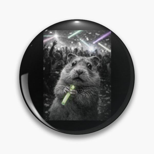 Item preview, Socially Anxious Hamster at a Rave Funny Introvert Humor Gift designed and sold by Say It With Ink.