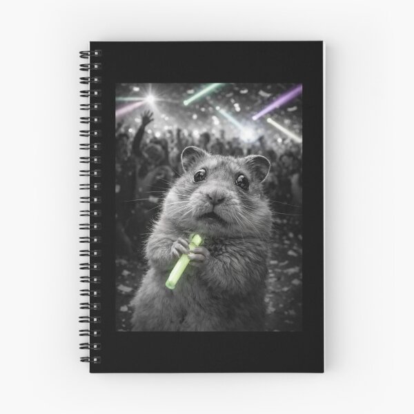 Item preview, Socially Anxious Hamster at a Rave Funny Introvert Humor Gift designed and sold by Say It With Ink.