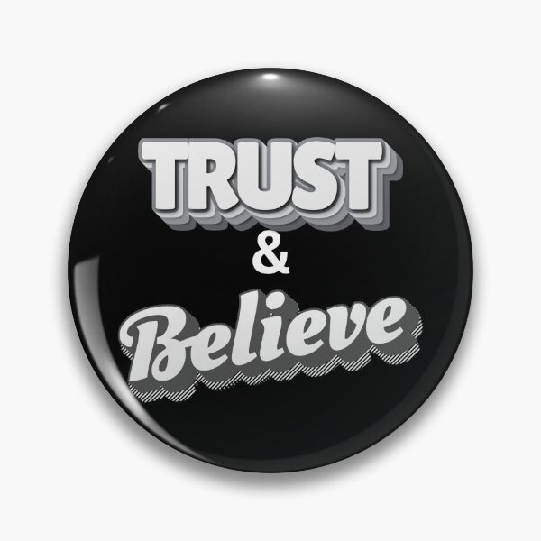 Item preview, Trust & Believe — Bold Motivational Typography Graphic Tee designed and sold by DonnaRaine.