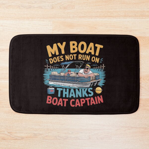 Item preview, My Boat Does Not Run on Thanks Boat Captain Retro Boating Lovers Design designed and sold by Redgiant87x.
