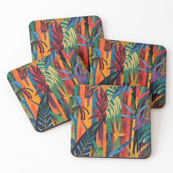 Item preview, Amazon Tropical Foliage – Lush Botanical Composition designed and sold by BrazilArtShop.