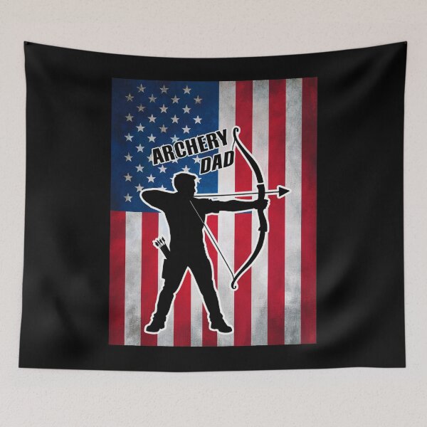 Item preview, Archery Dad Flag designed and sold by SiarheiYur.