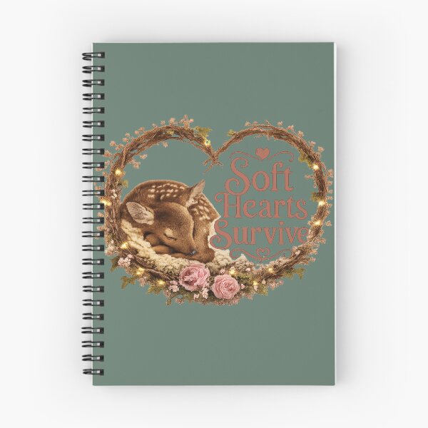 Item preview, Soft Hearts Survive, Emotional Healing Love Aesthetic Design designed and sold by JagrDesigns.