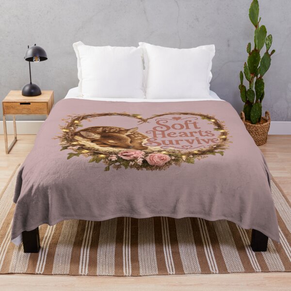 Item preview, Soft Hearts Survive, Emotional Healing Love Aesthetic Design designed and sold by JagrDesigns.