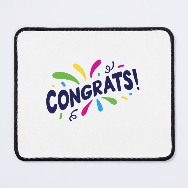 Item preview, Congrats Celebration Achievement Success Milestone designed and sold by RetroMini2026.