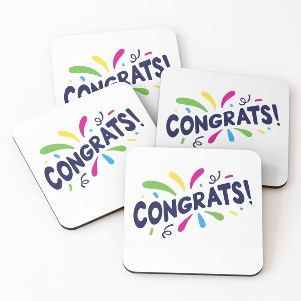 Item preview, Congrats Celebration Achievement Success Milestone designed and sold by RetroMini2026.