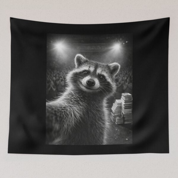 Item preview, Unqualified Life Coach Raccoon Funny Motivational Satire Gift designed and sold by Say It With Ink.