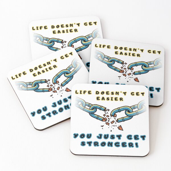 Item preview, You Just Get Stronger Quote designed and sold by re2m.