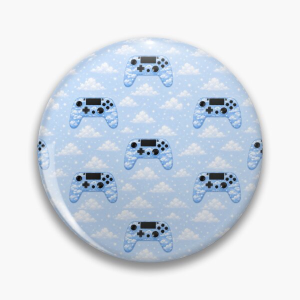 Aperçu de l'œuvre Motif de rêve pour gamer confortable - Bleu créée et vendue par CraftyPawsSB.