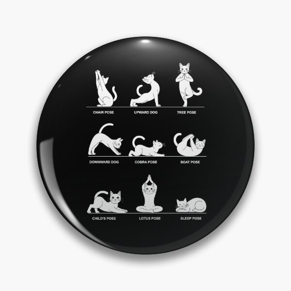 Item preview, Funny Cat Yoga Poses Cat Lover Gift for Yoga Fans designed and sold by Say It With Ink.