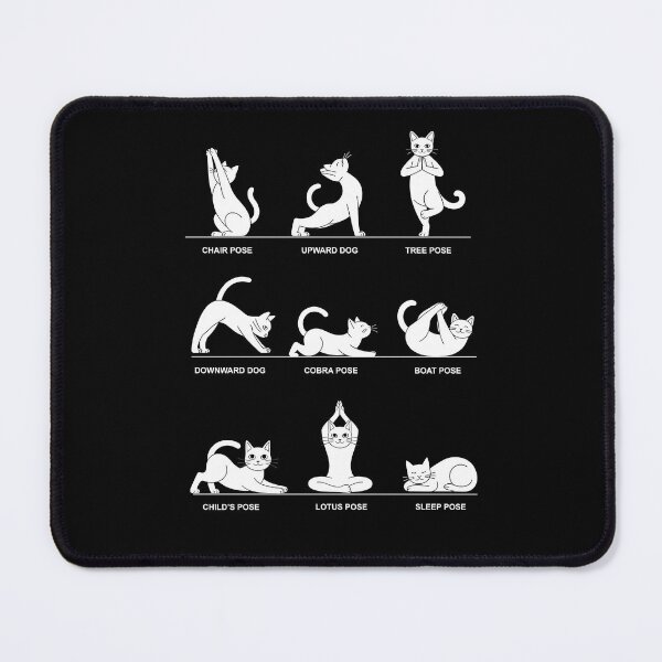 Item preview, Funny Cat Yoga Poses Cat Lover Gift for Yoga Fans designed and sold by Say It With Ink.