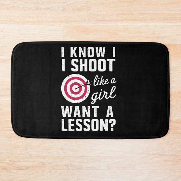 Item preview, Shoot Like A Girl Lesson designed and sold by SiarheiYur.