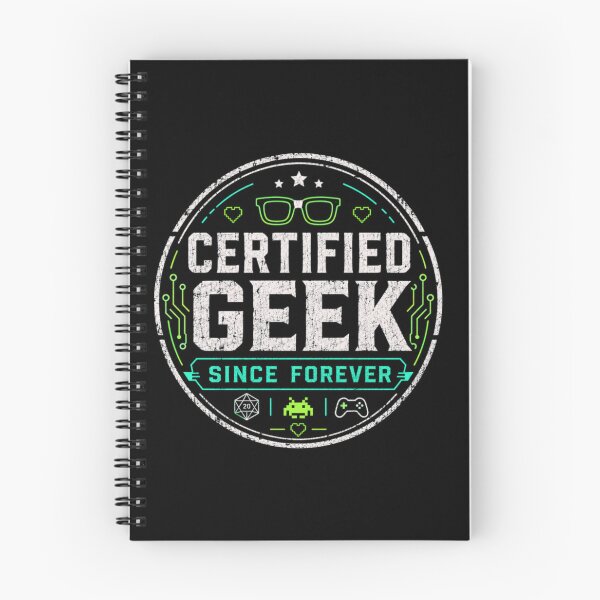 Item preview, Certified Geek Since Forever – Retro Gamer Nerd Badge Design designed and sold by MartBook.