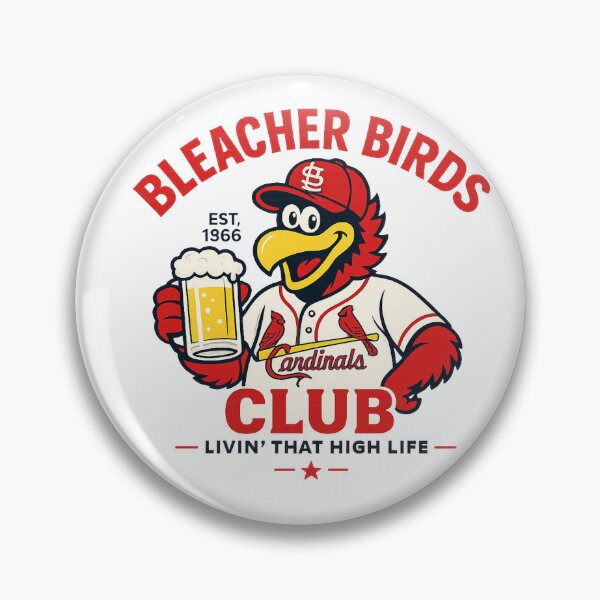 Item preview, STL Bleacher Birds Club Vintage St. Louis Baseball Fan Shirt designed and sold by GhostDawgs.