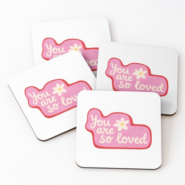 Item preview, You Are So Loved Positive Affirmation Loved Ones Message designed and sold by RetroMini2026.
