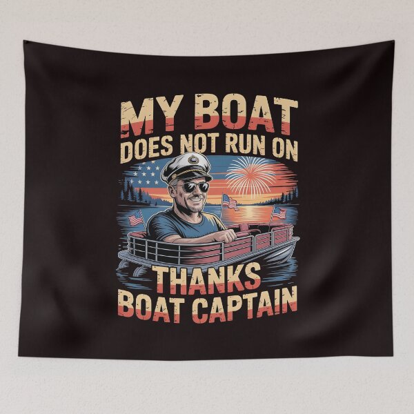 Item preview, My Boat Does Not Run on Thanks Boat Captain Funny Boat Owner Gift Idea designed and sold by Redgiant87x.