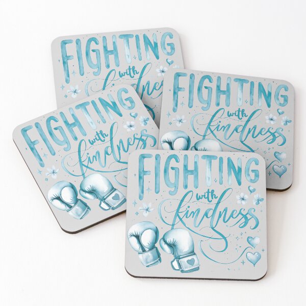 Item preview, Fighting with kindness - boxing gloves designed and sold by Stefrait-7.