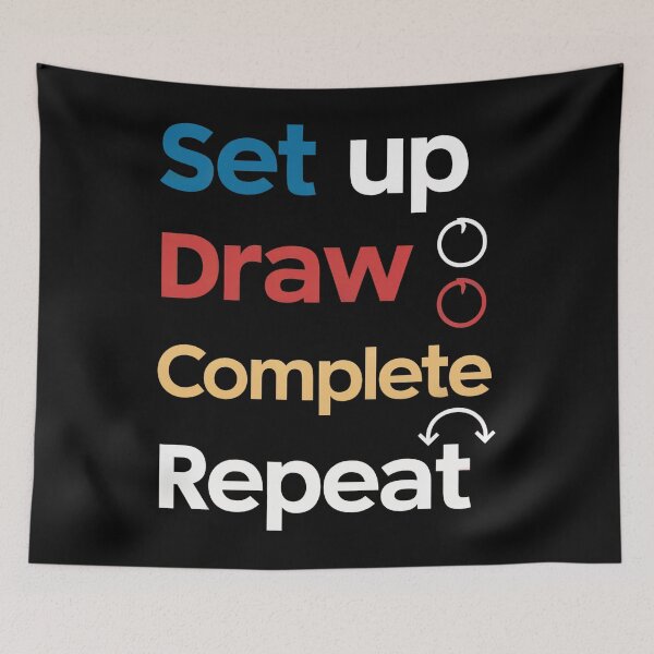 Item preview, Set Draw Complete Repeat designed and sold by SiarheiYur.