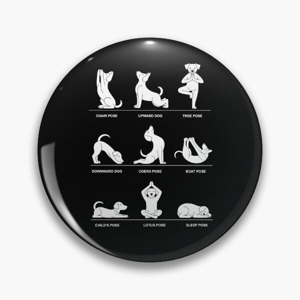 Item preview, Funny Dog Yoga Poses Dog Lover Gift for Yoga Fans designed and sold by Say It With Ink.