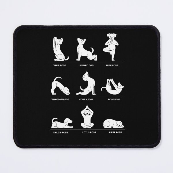 Item preview, Funny Dog Yoga Poses Dog Lover Gift for Yoga Fans designed and sold by Say It With Ink.