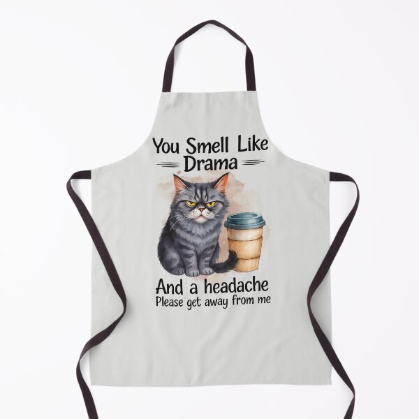 Item preview, You Smell Like Drama Cat, and a Headache Gifts for Cat Lover designed and sold by MalwasBasket.