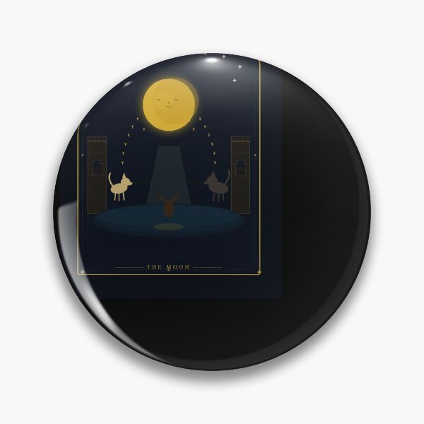 Item preview, Vintage Tarot Ay Kartı Gotik Sanat Baskısı designed and sold by Kupeliemre.