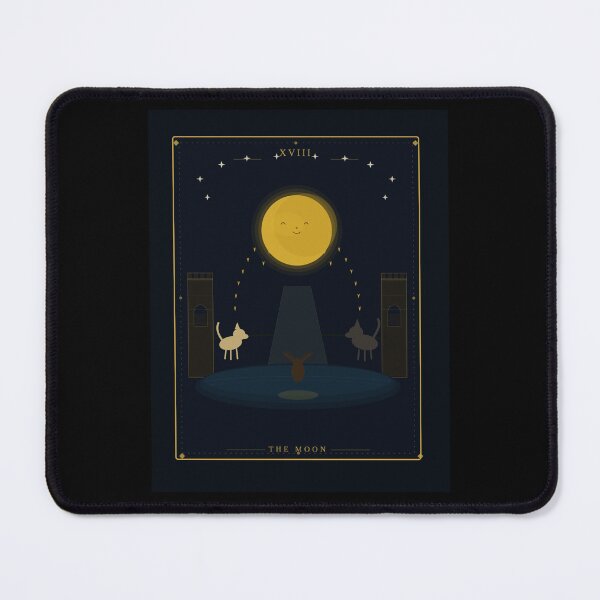 Item preview, Vintage Tarot Ay Kartı Gotik Sanat Baskısı designed and sold by Kupeliemre.