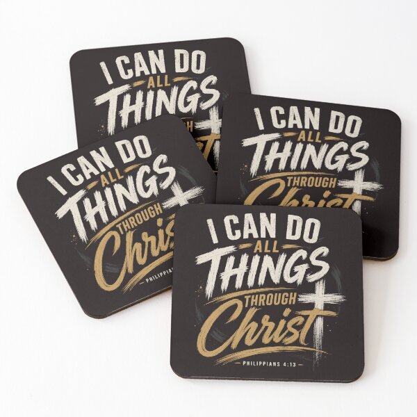 Item preview, I Can Do All Things Through Christ Christian | Philippians 4:13 Faith Design designed and sold by NapoliApparel.