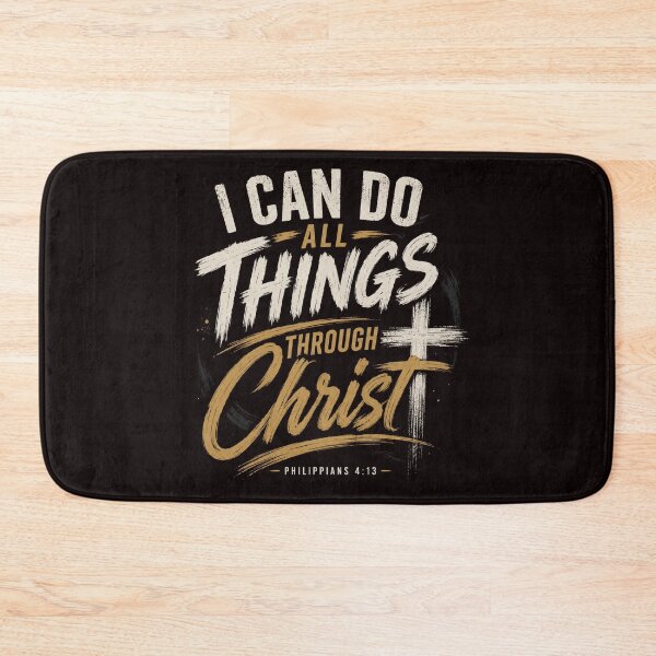 Item preview, I Can Do All Things Through Christ Christian | Philippians 4:13 Faith Design designed and sold by NapoliApparel.