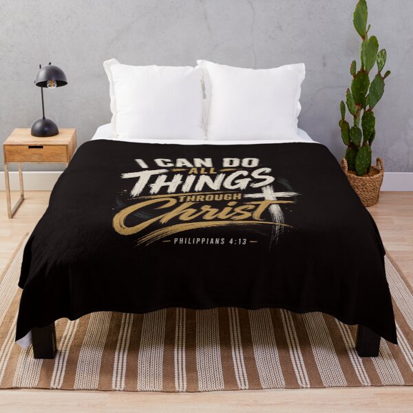 Item preview, I Can Do All Things Through Christ Christian | Philippians 4:13 Faith Design designed and sold by NapoliApparel.