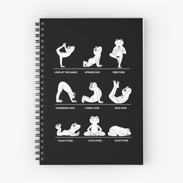 Item preview, Funny Frog Yoga Poses Frog Lover Gift for Yoga Fans designed and sold by Say It With Ink.