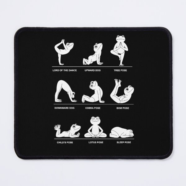 Item preview, Funny Frog Yoga Poses Frog Lover Gift for Yoga Fans designed and sold by Say It With Ink.