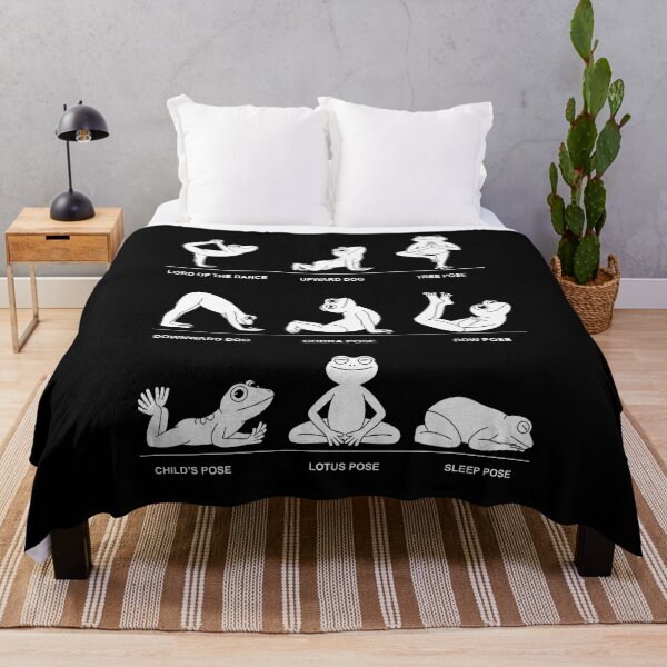 Item preview, Funny Frog Yoga Poses Frog Lover Gift for Yoga Fans designed and sold by Say It With Ink.