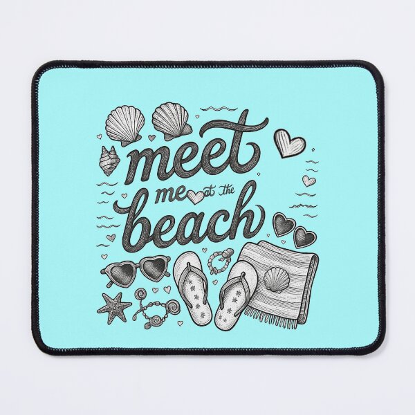Item preview, meet me at the beach - beach items designed and sold by Stefrait-7.