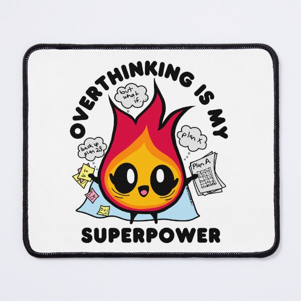 Item preview,     Overthinking Is My Superpower designed and sold by Dr. B Sticker Rx.