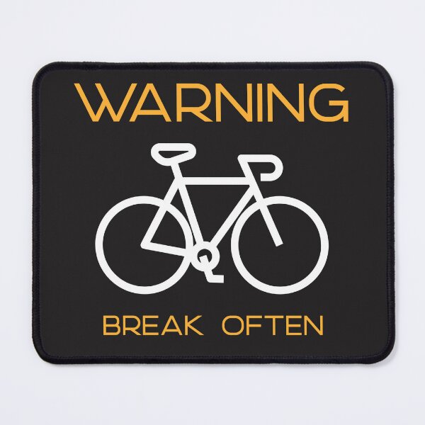 Item preview, Warning, Break Often - Dad Cycling designed and sold by GreyTee.