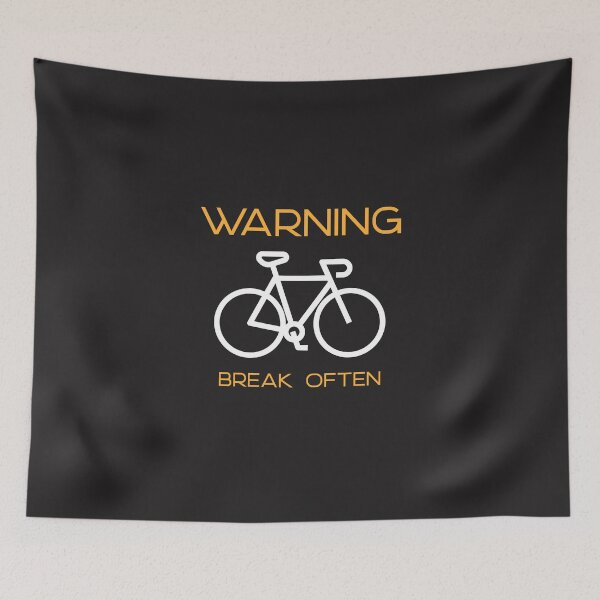 Item preview, Warning, Break Often - Dad Cycling designed and sold by GreyTee.