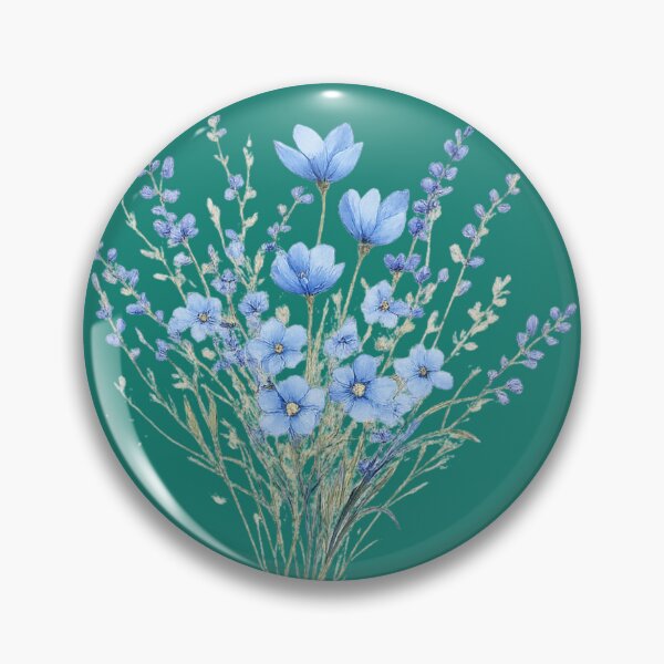Item preview, Minimalist Wildflower Bouquet Spring Botanical Illustration designed and sold by ZENVIRART.