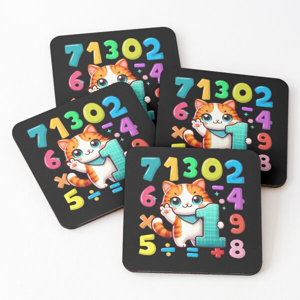 Item preview, Cat Number Day Cute Kawaii Kitten Maths Teacher Student School designed and sold by Antdoodle.
