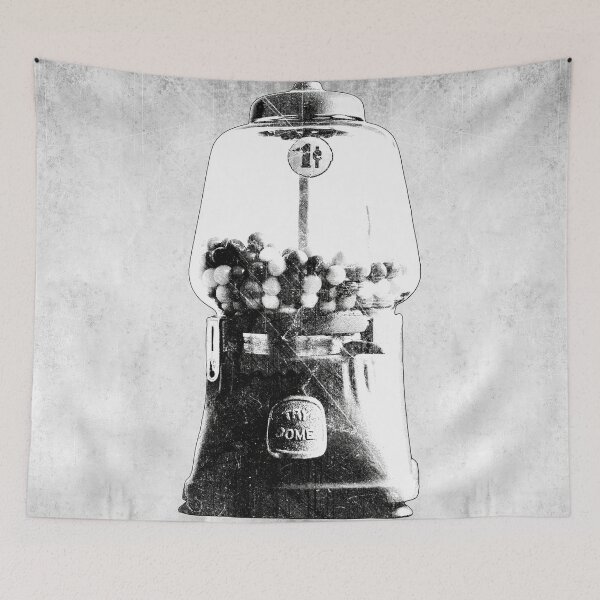 Item preview, Vintage Gumball Machine Dark Nostalgia Americana Art designed and sold by Ghoul Enterprises.