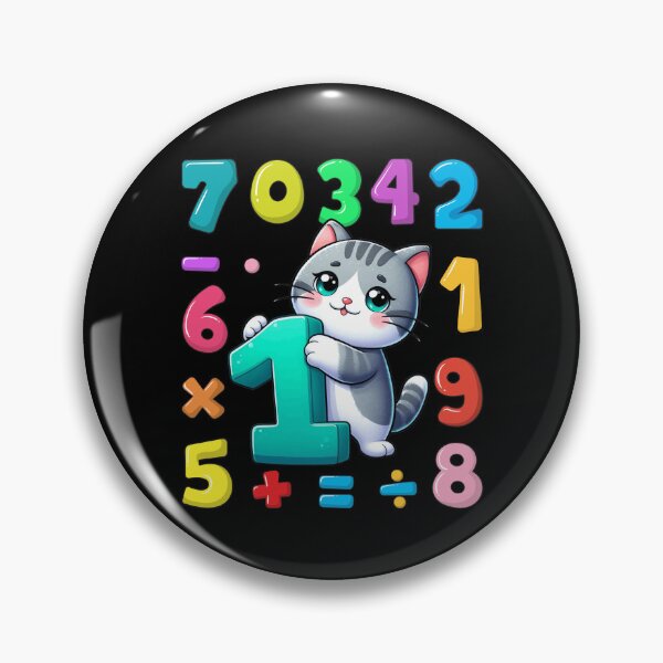 Item preview, Cat Number Day Cute Kawaii Kitten Maths Teacher Student School designed and sold by Antdoodle.