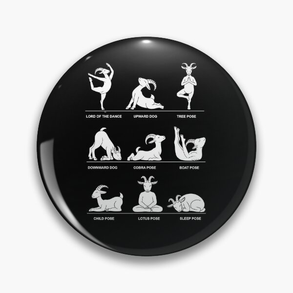 Item preview, Funny Goat Yoga Poses Goat Lover Gift for Yoga Fans designed and sold by Say It With Ink.