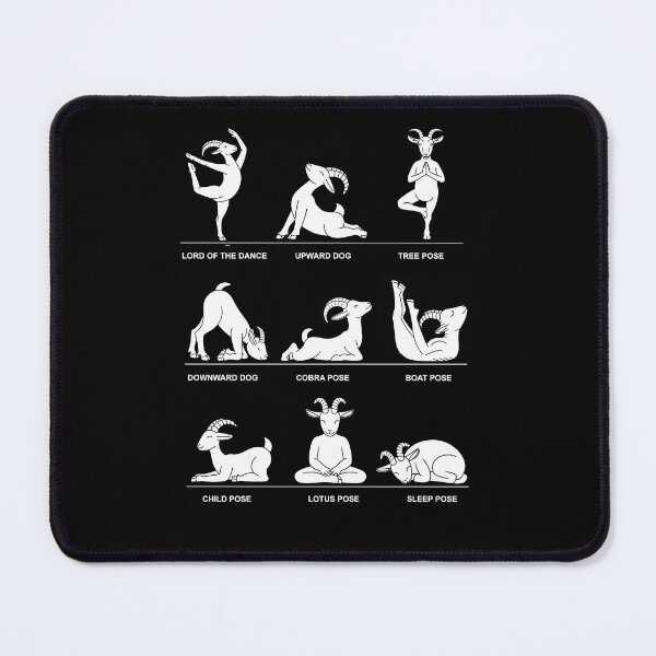 Item preview, Funny Goat Yoga Poses Goat Lover Gift for Yoga Fans designed and sold by Say It With Ink.